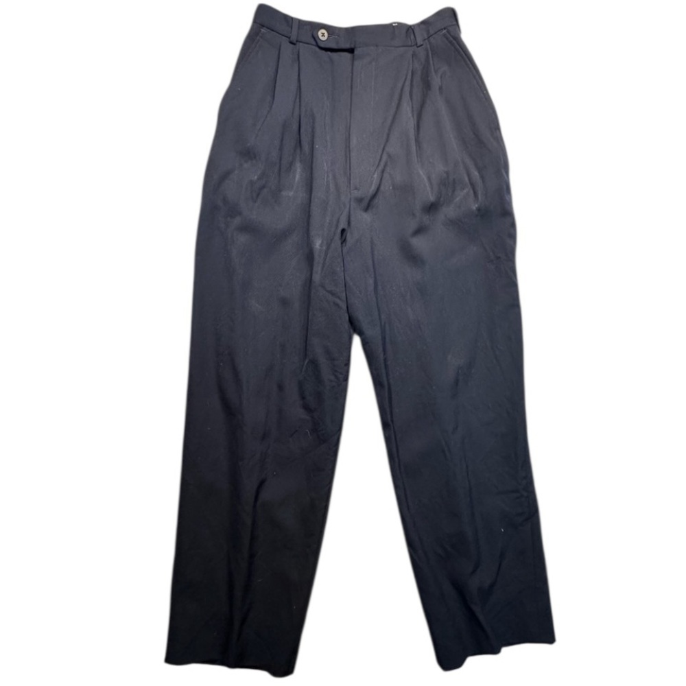 Corbin Collection vintage high waisted women’s wool pants navy size 8